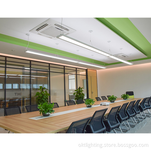 Suspended up and down led linear panel light